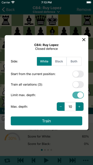Screenshot #3 pour Chess Opener Lite