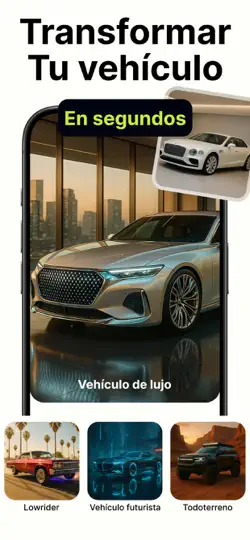 Captura de pantalla de AI Car Designer Modify & Tune en iPhone 4