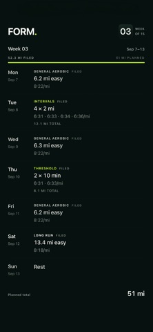 FORM: Running Screenshot 6 of 6