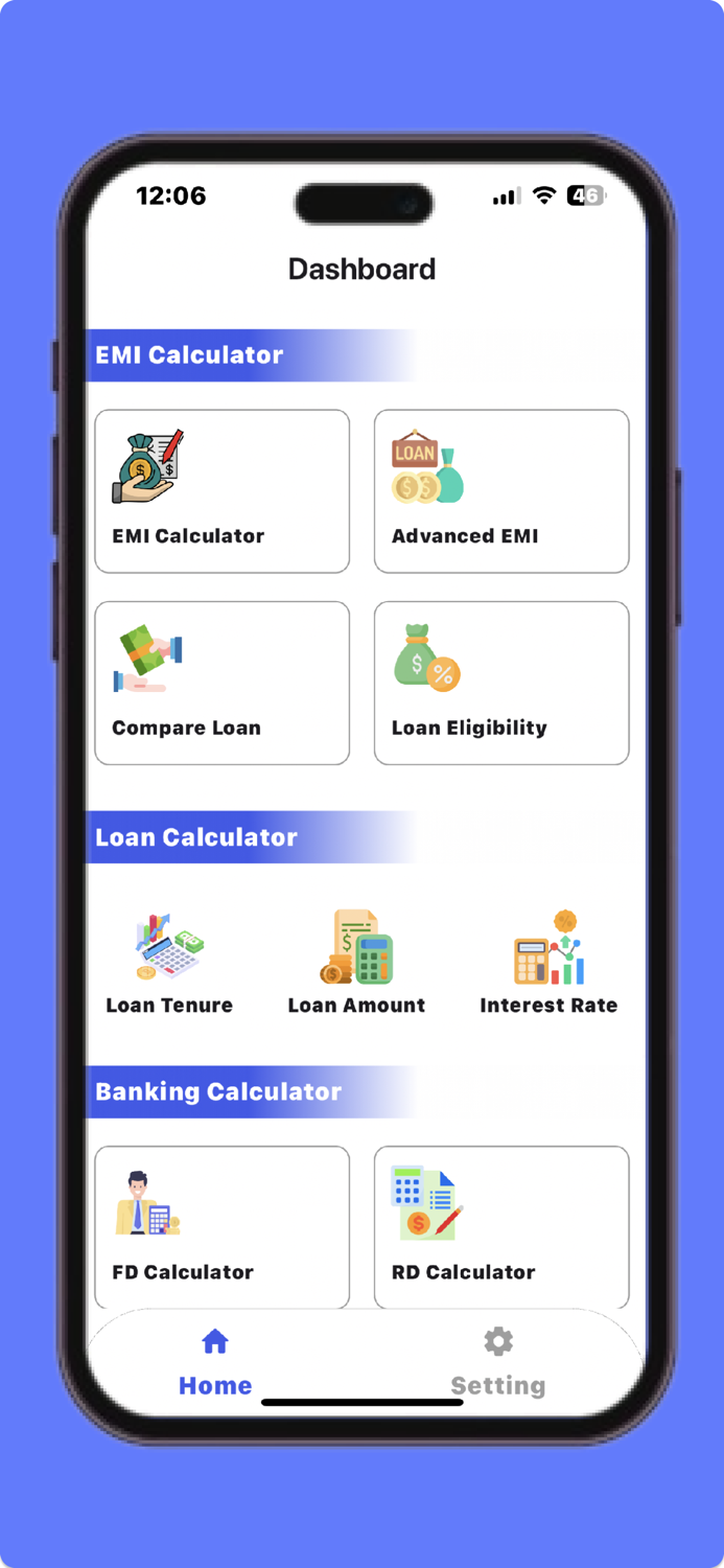 EMI Calculator Loan Scheduler