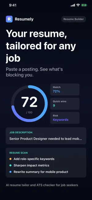 Resume AI - CV Builder screenshot 3