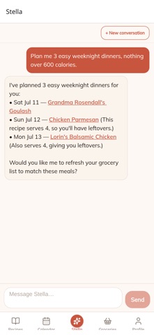 Stella: AI Meal Planner screenshot 4