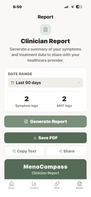 MenoCompass screenshot 3
