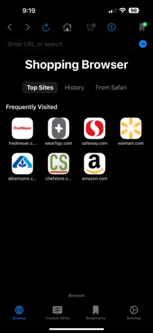 Lio Price Browser screenshot