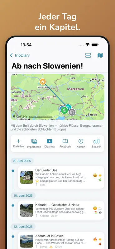tripDiary – Reisetagebuch screenshot 2 of 10