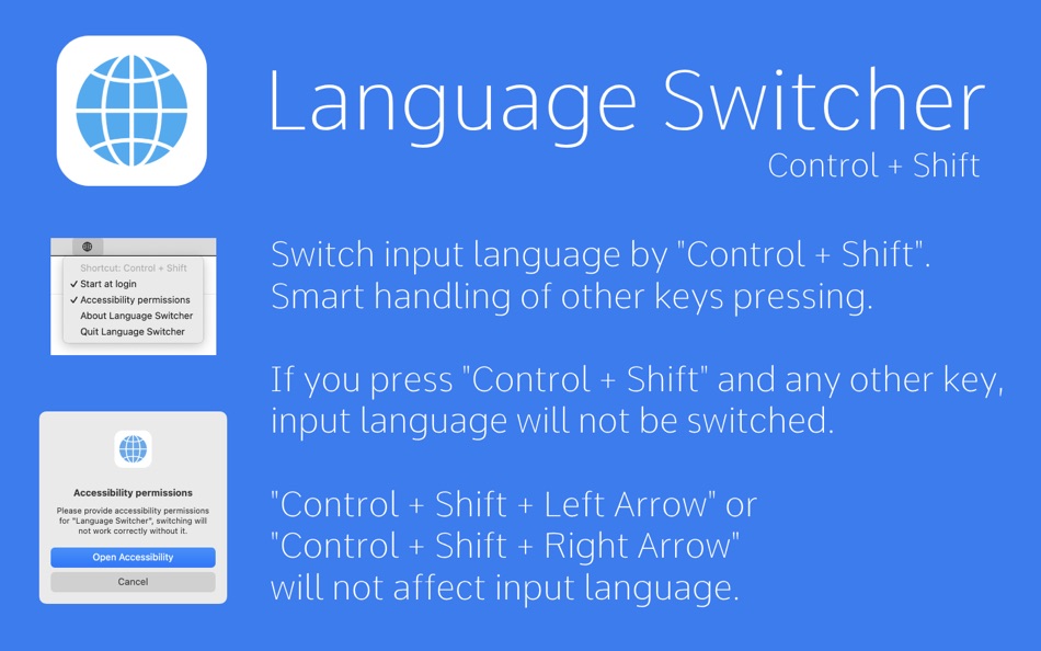Language Switcher (macOS) 由: Nikolay Kovalev Language Switcher (macOS) 由: Nikolay Kovalev