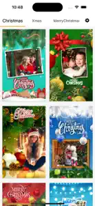 Christmas Frames & Photo Maker screenshot #2 for iPhone