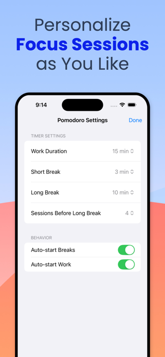 Focus Mate: Habit Tracker Screenshot 6 of 8
