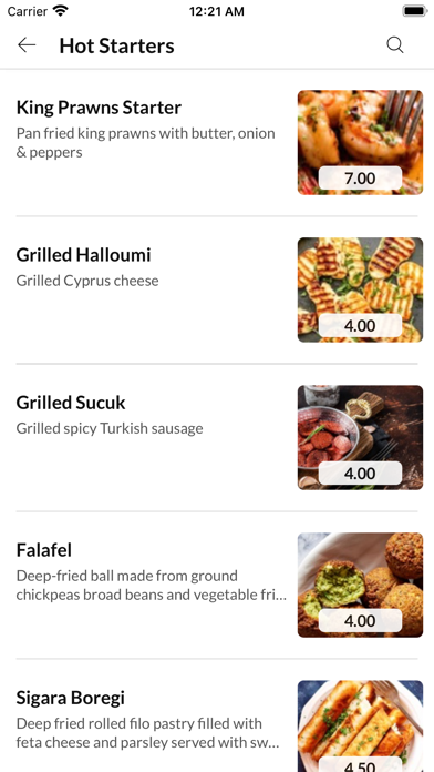 Mez Turkish Restaurant, Screenshot
