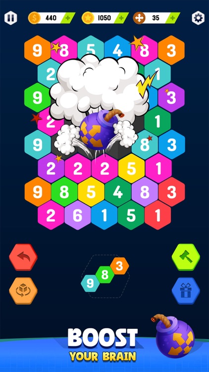 Hexa Merge Sort Puzzle Game