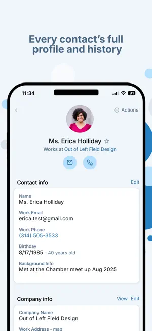 Less Annoying CRM screenshot 1