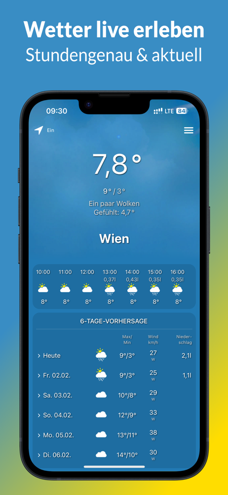 Mobilewetter: Wetter & Radar screenshot 1