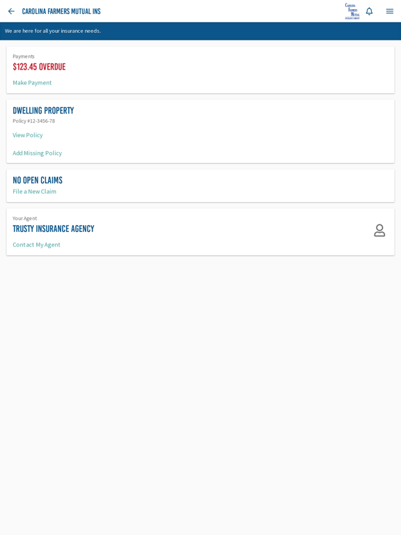 Screenshot #4 pour Carolina Farmers Mutual Ins