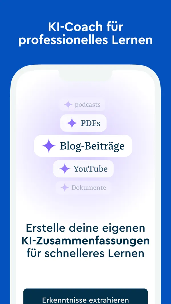 Blinkist: Book Summaries iPhone App Screenshot 5 – Bildung