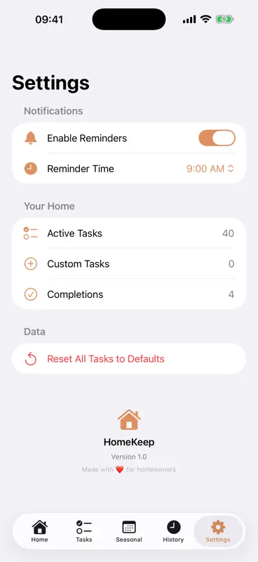 HomeKeep: Maintenance Tracker screenshot 5 of 10