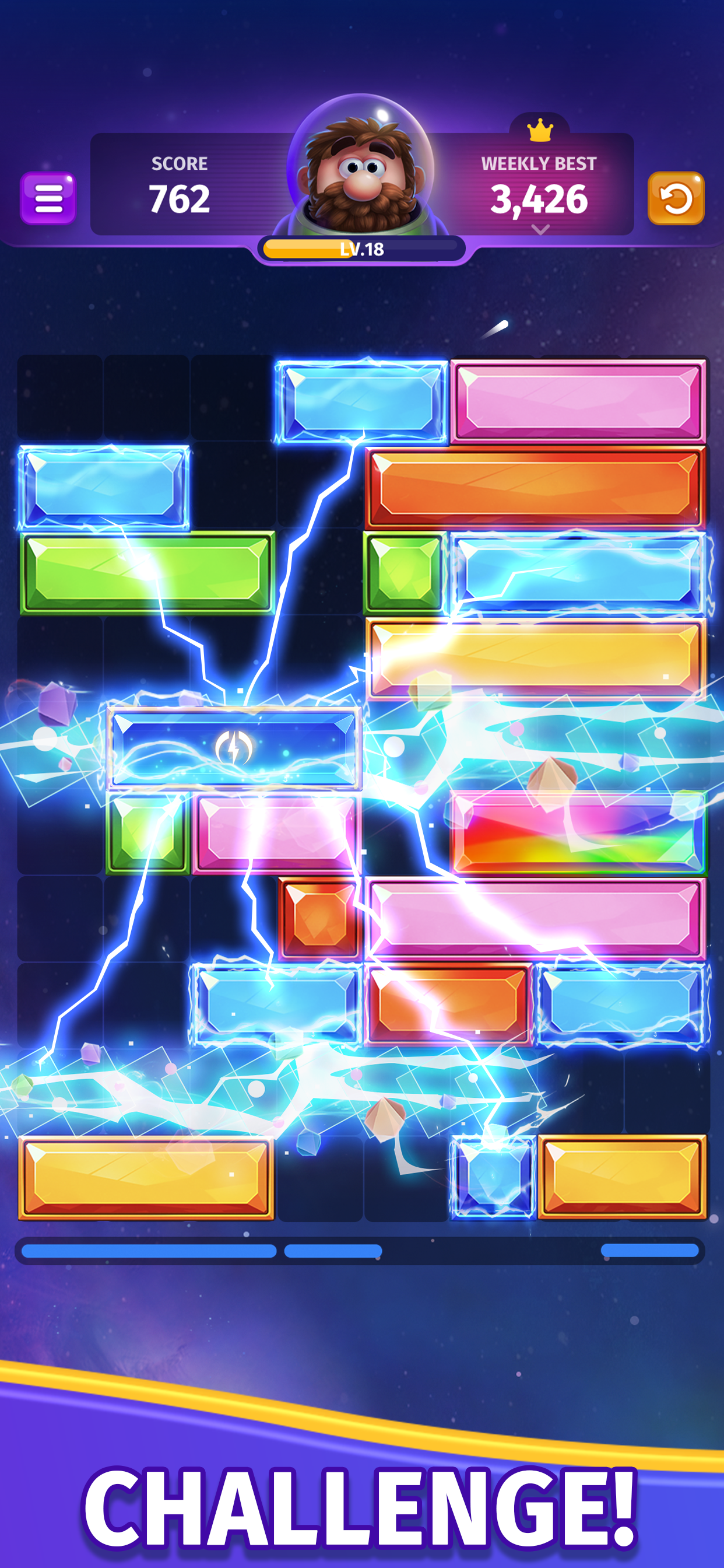 Jewel Sliding - Block Puzzle