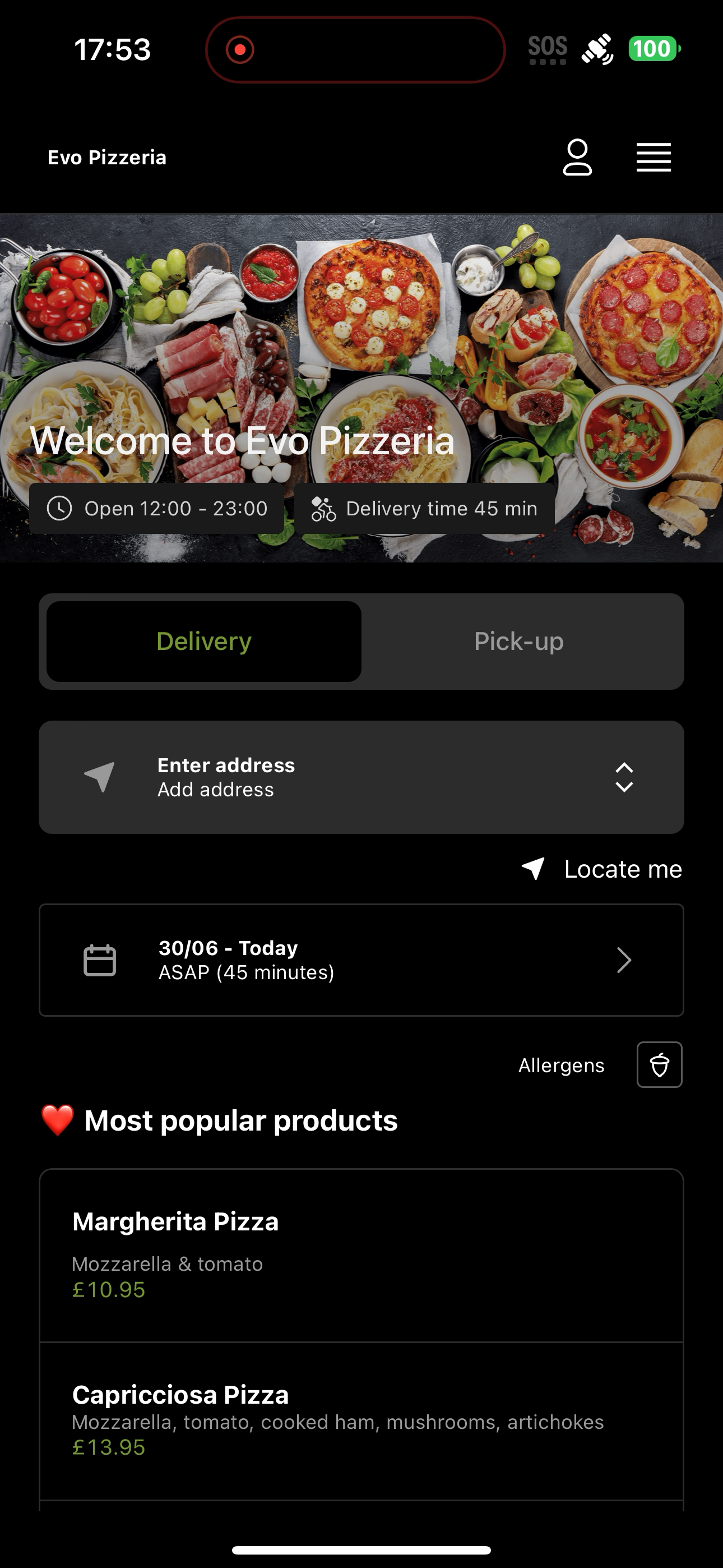 EVO Pizzeria screenshot 4