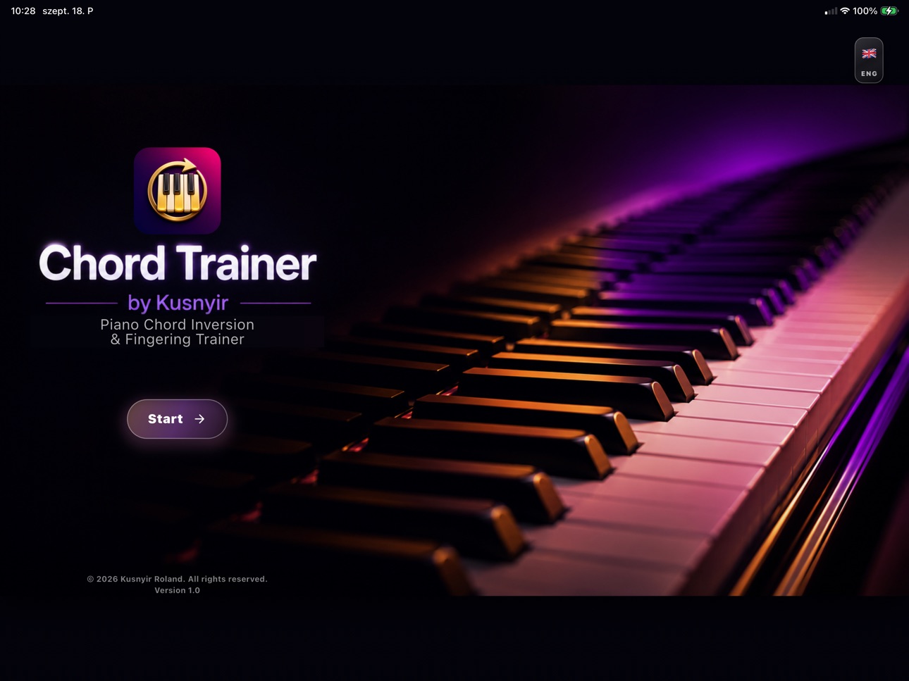 Screenshot 1 of Chord Trainer by Kusnyir