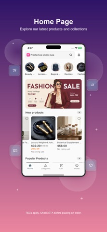 PrestaShop MultiVendor App app screenshot