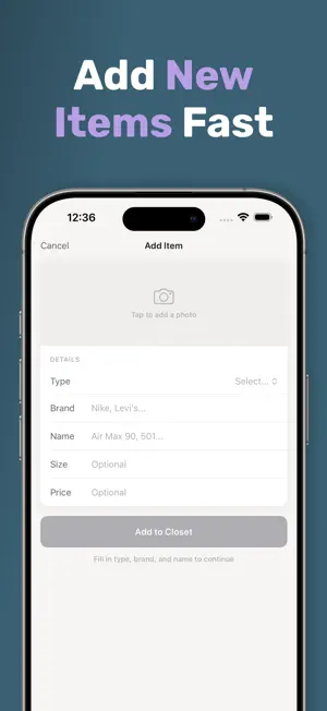 WearTracker - Closet Organizer screenshot 4