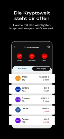 Screenshot von Openbank Deutschland – Banking auf dem iPhone 5