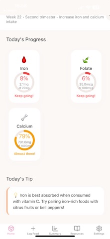 PrenatalEats Screenshot 2 of 4