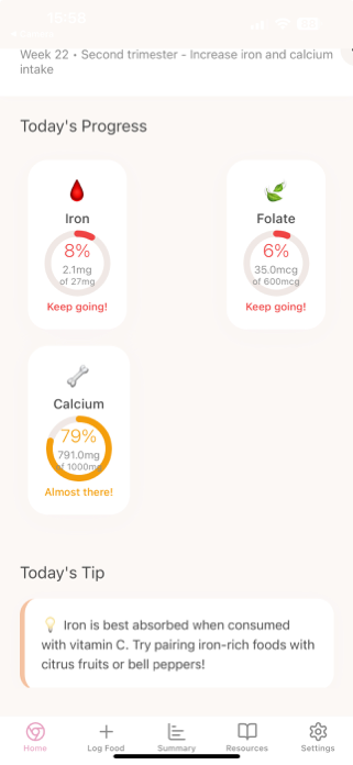 PrenatalEats Screenshot 2 of 4