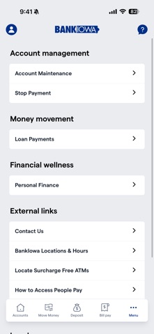 BankIowa Mobile Screenshot 5 of 5