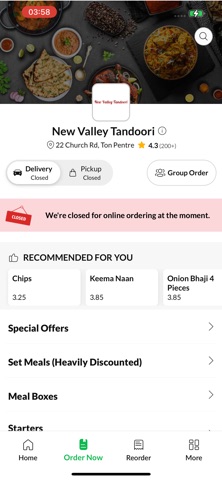 New Valley Tandoori screenshot