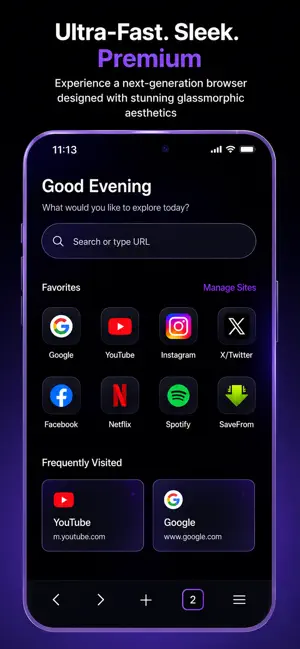 XV Browser - Private Safe screenshot 2