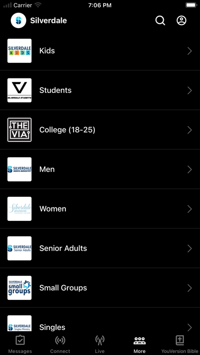 Silverdale Baptist Church Screenshot