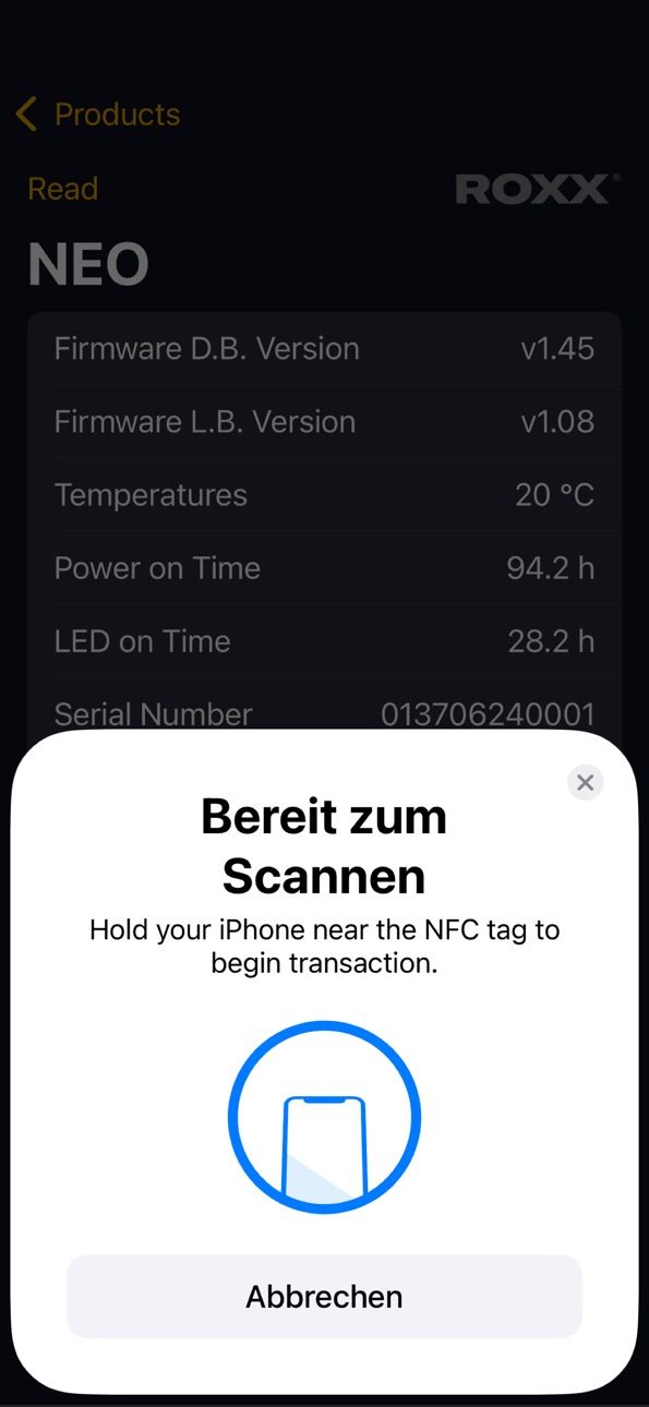 iPhone screenshot