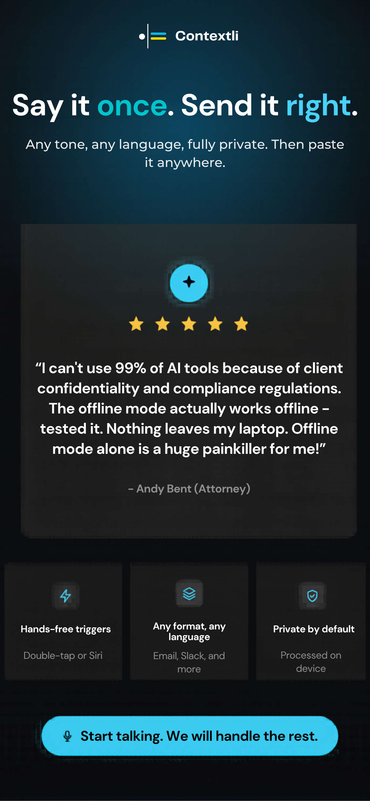 Contextli: Voice to Text AI screenshot 8