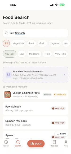 OxalateGuard: Oxalate Tracker screenshot 2