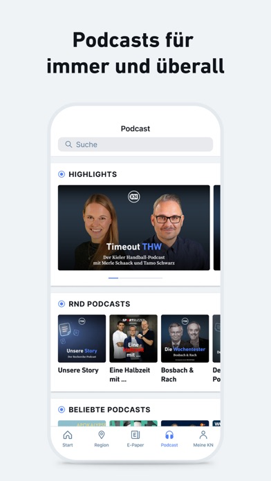 KN - Nachrichten und Podcast Screenshot