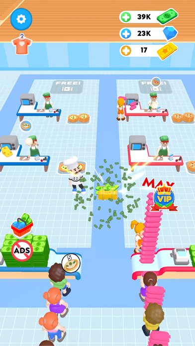Pizza Rush - Idle Game Screenshot