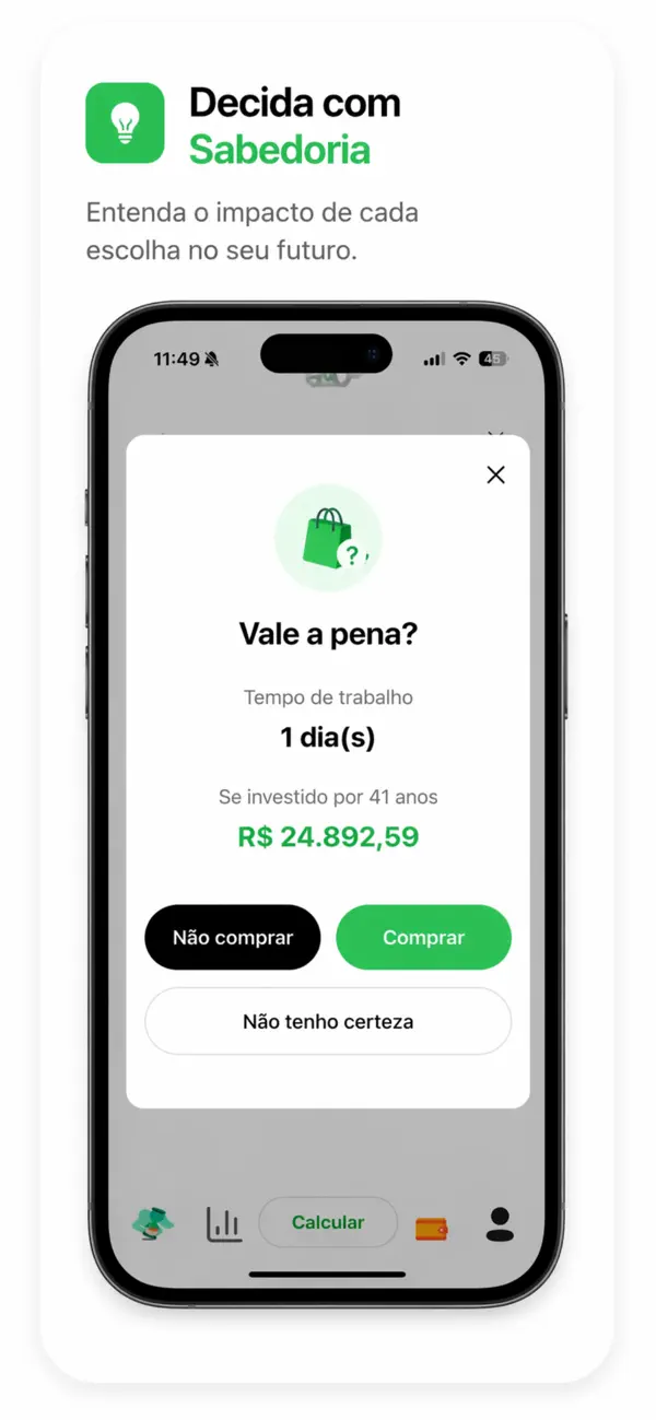 Screenshot #1 pour TapDin: Controle de Gastos
