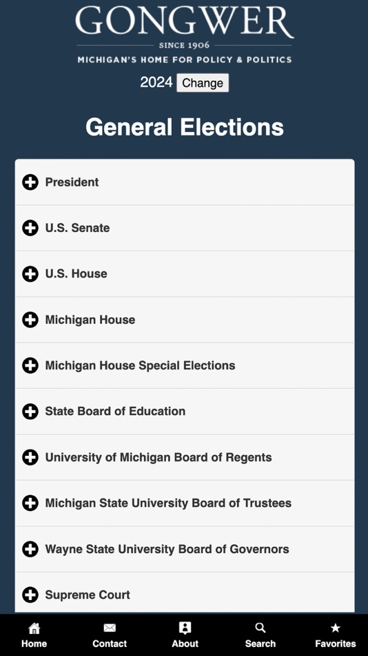 Michigan Elections - 2.5 - (iOS)