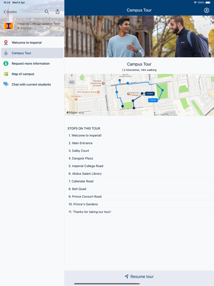#1. Imperial Guides (iOS) di: Imperial College London