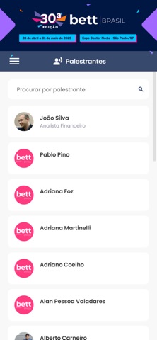 Bett Brasil 2025 iPhone screenshot