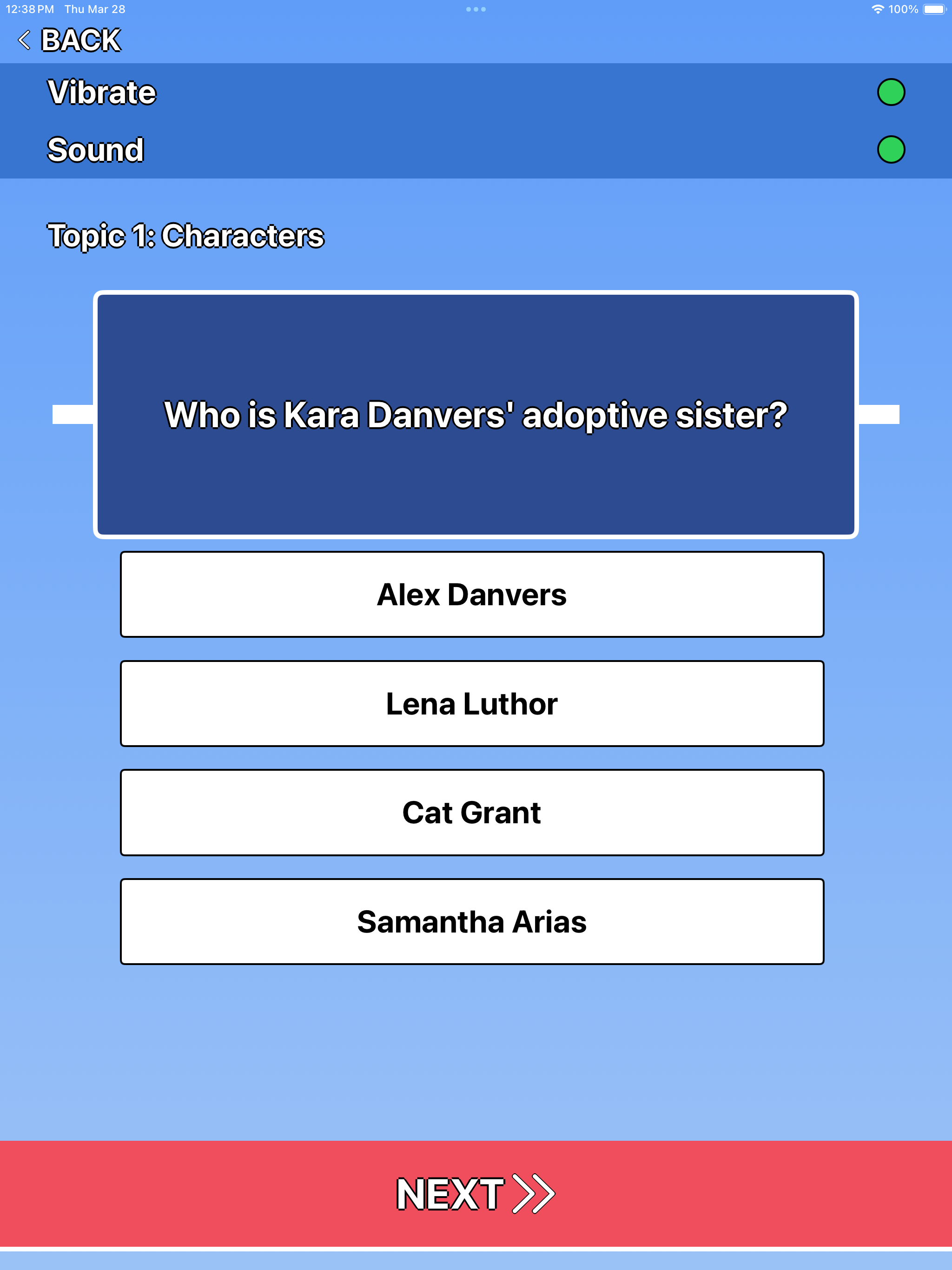 Supergirl Trivia