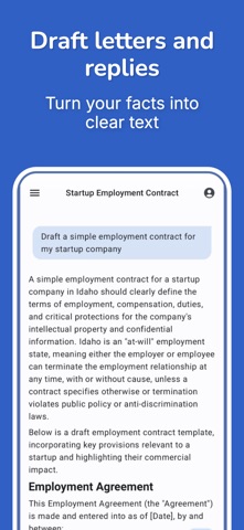 Lawyer Assistant: AI Reads Law iPhone screenshot