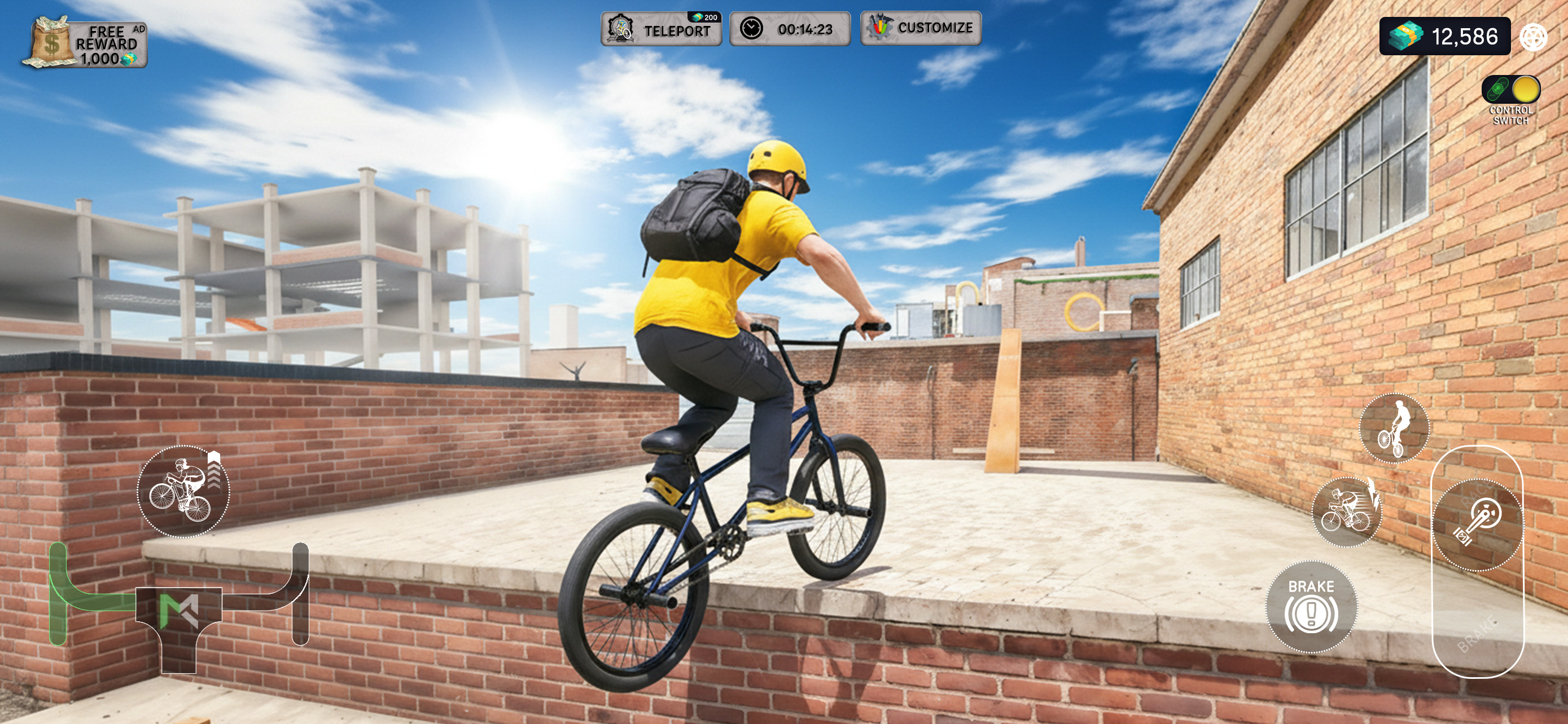 Bicycle Parkour Rush : Go Up