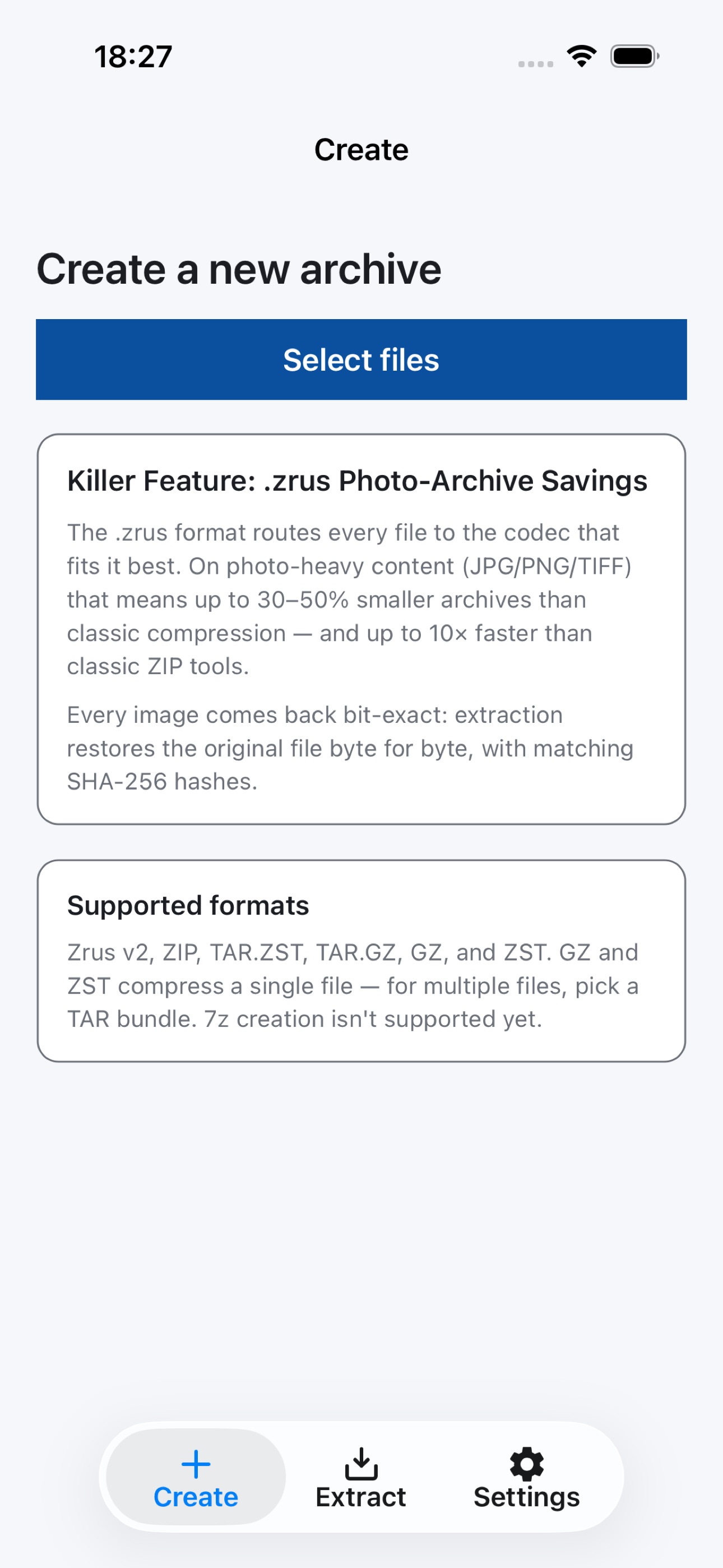 Screenshot 1 of RusZip