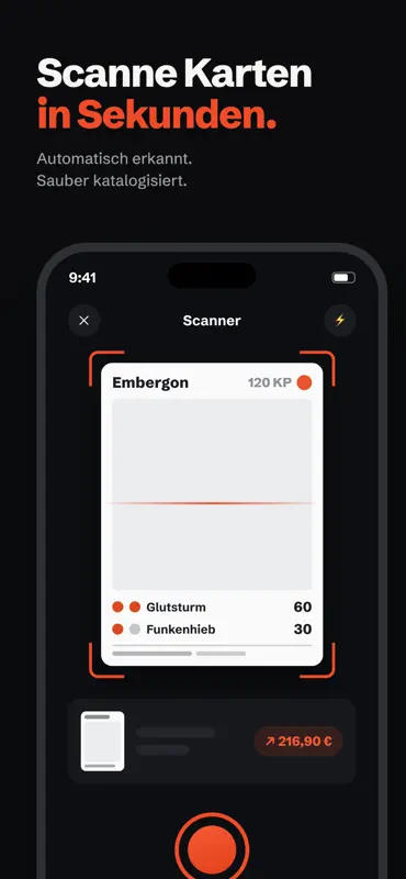 Cardiyo: Kartenwert-Scanner screenshot 1 of 5