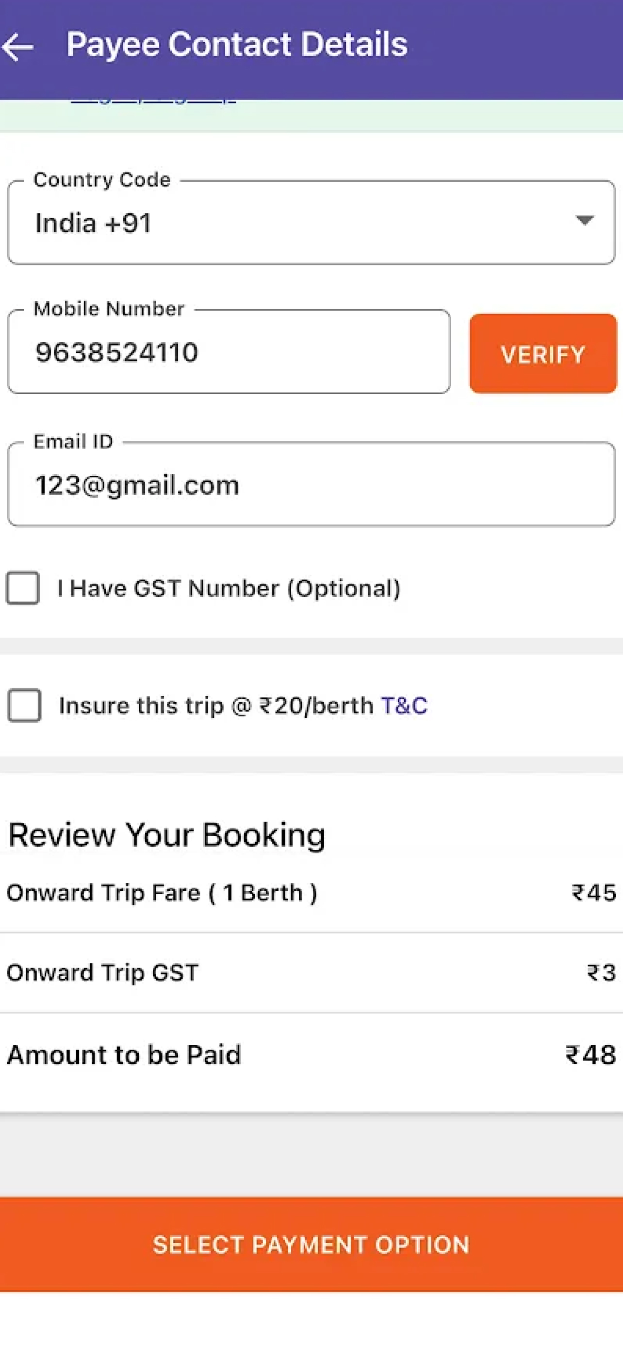 Prasad Travels screenshot 8
