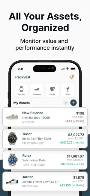 TrackVest screenshot 2