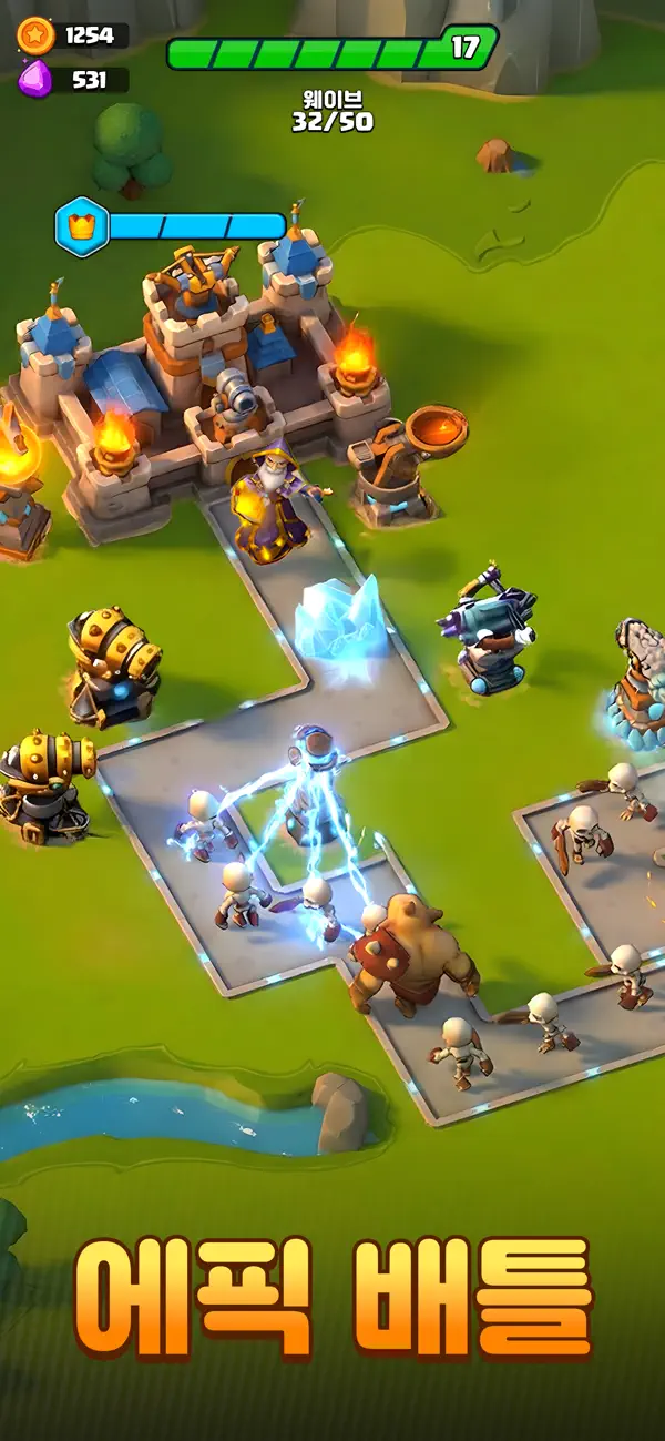 Arcane Arena: Tower Defense TD iOS Mod IPA screenshot 2 - iOS game interface
