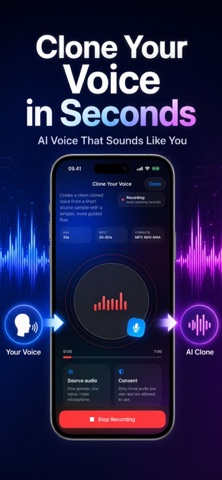 MyVoice Clone AI Multilingual Screenshot 1 of 9