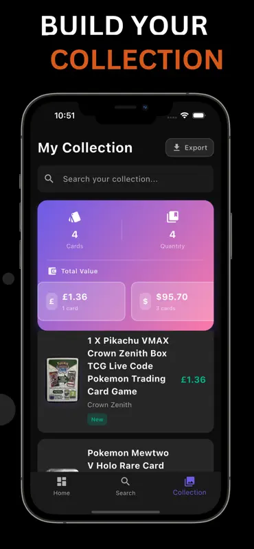 Card Value Scanner: CardVault screenshot 4 of 5